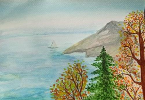 Байкал в осенних красках