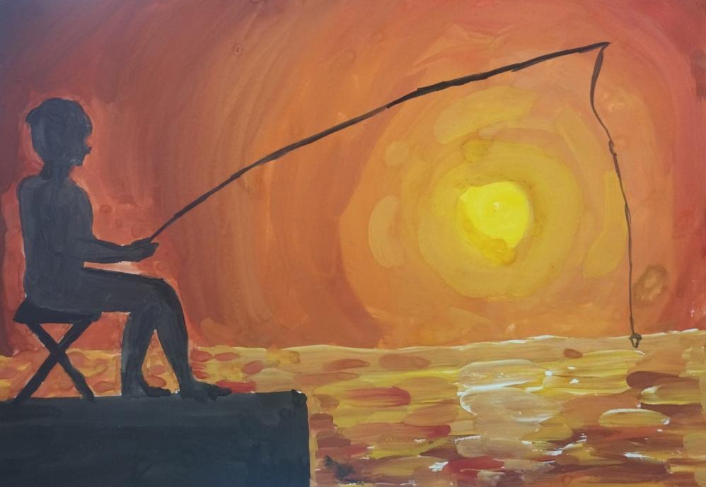 Тайна летнего заката: Папа, я и рыбалка