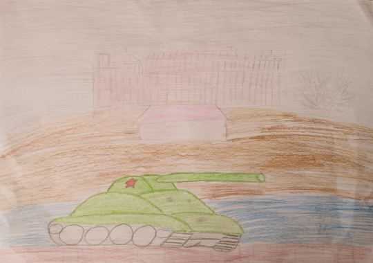 Переправа через Волгу. 