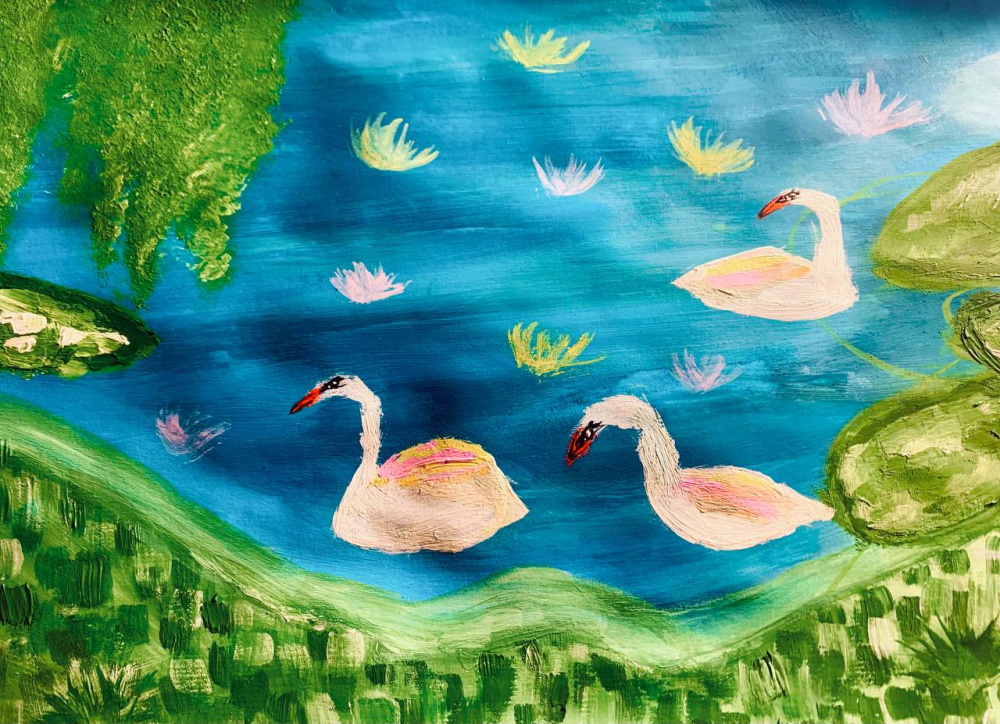 Лебединое озеро поселок Никель (Республика Адыгея)