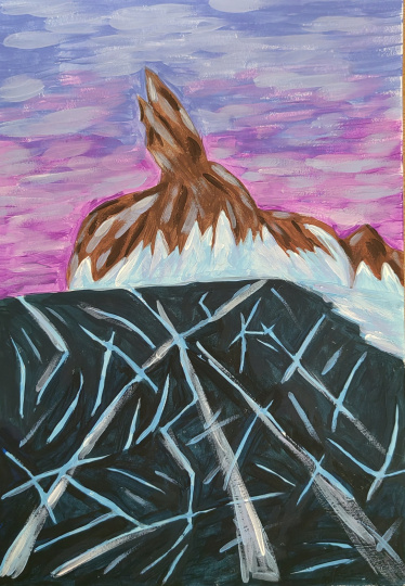 Байкал зимой.