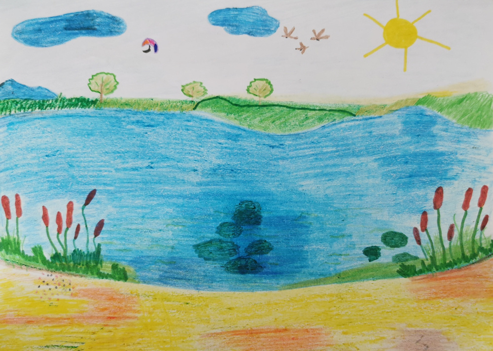 Щелочное озеро. Завьяловский район Алтайского края