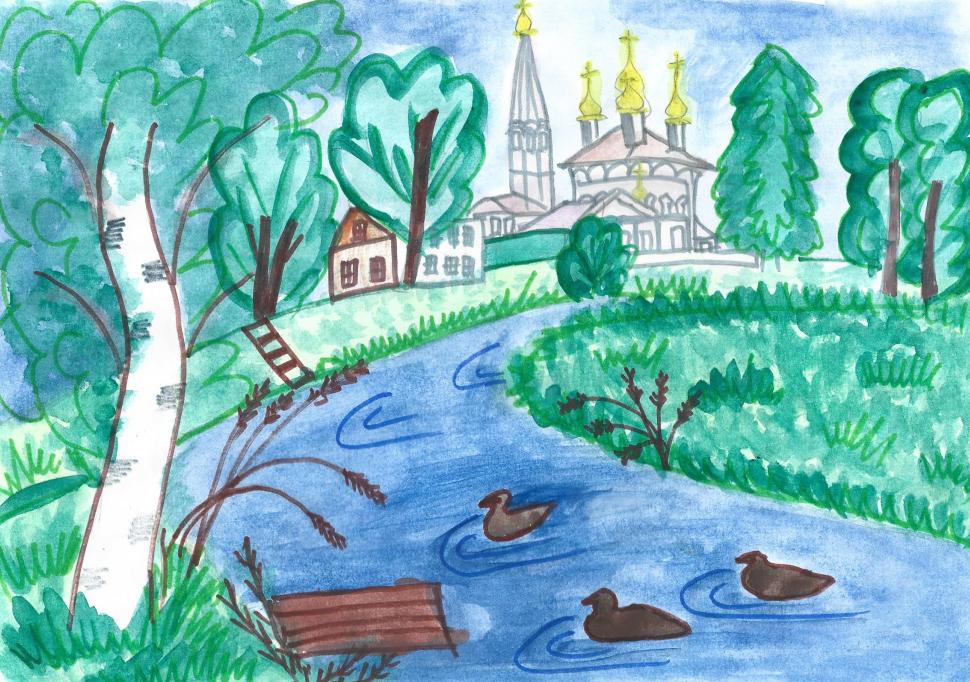 Любимая река Нерехта!