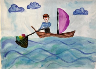 "Подводный мир - животных дом, человек, не сори в нем!"