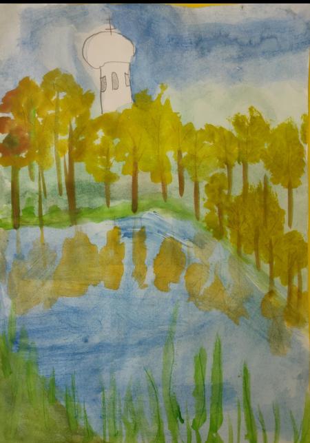 Озеро у церкви