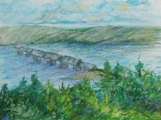 Из далека долго, течет река Волга.