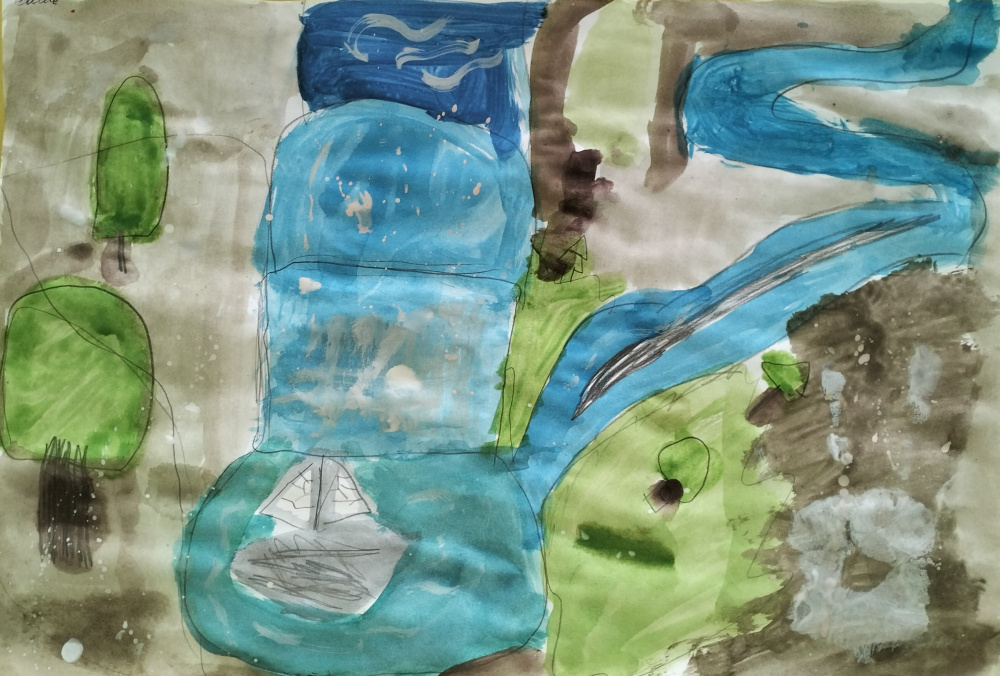 Водопад Кивач. Карелия.