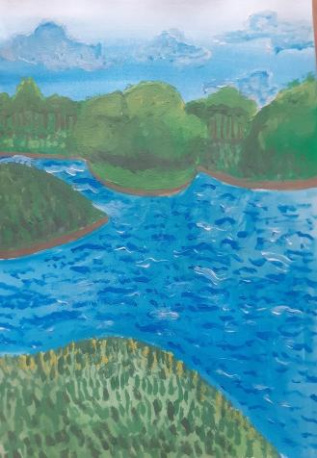 Живописный водоем моего родного края