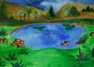 Водоём в Карелии