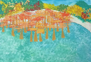 Осеннее Кипарисовое озеро 