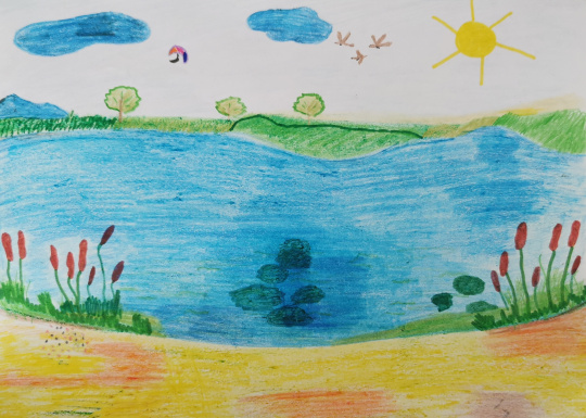 Щелочное озеро. Завьяловский район Алтайского края