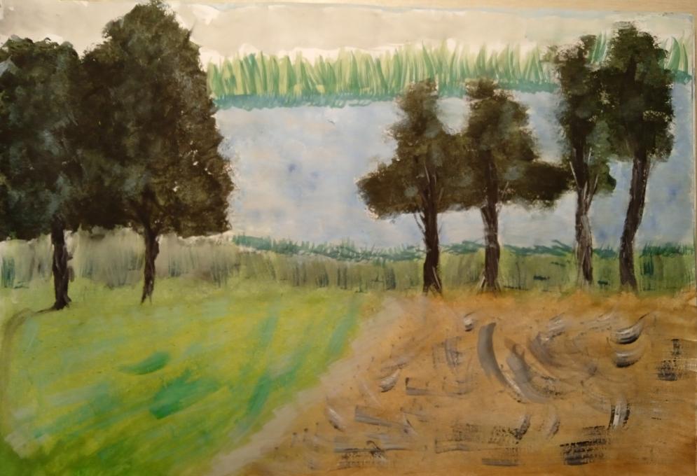 Лесная река