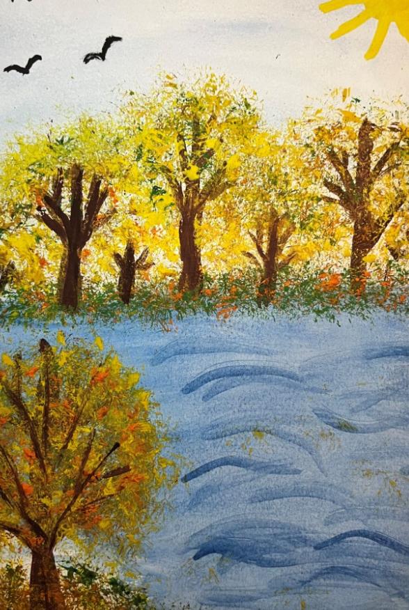 "Осеннее озеро"