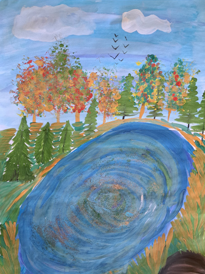 Гейзерное озеро с.Акташ