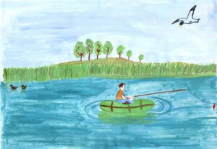 "Папа на любимой реке Ее"