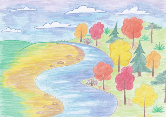 Осенняя река