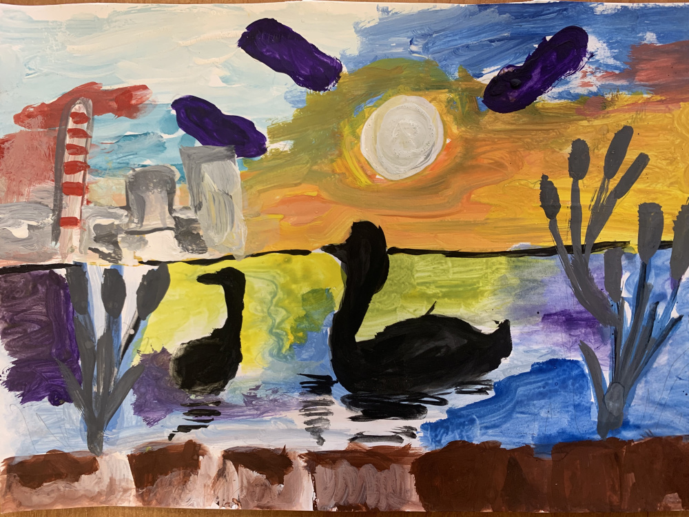 Провожаем закат на Курской АЭС