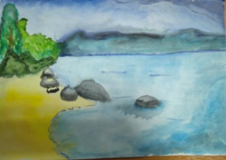 Берега реки Вопь