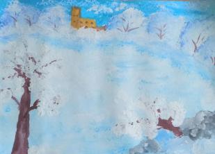 Петергоф. Ольгин пруд зимой