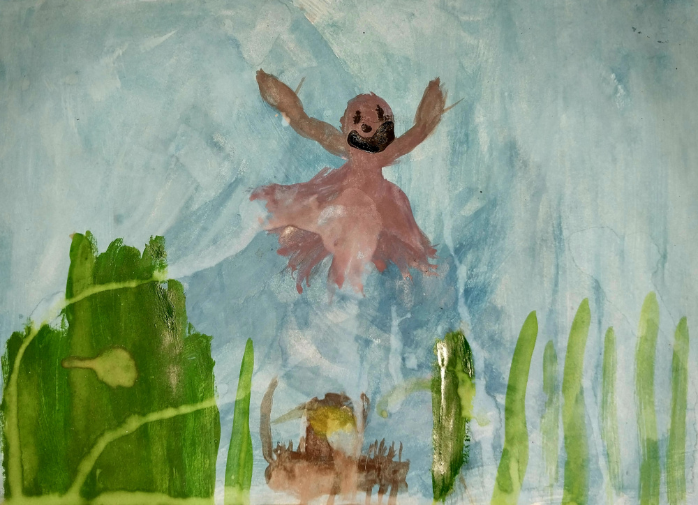 Весёлый осьминог