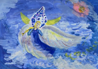 Мой образ воды - это  принцесса, которая ходит по волнам нашего Черного моря