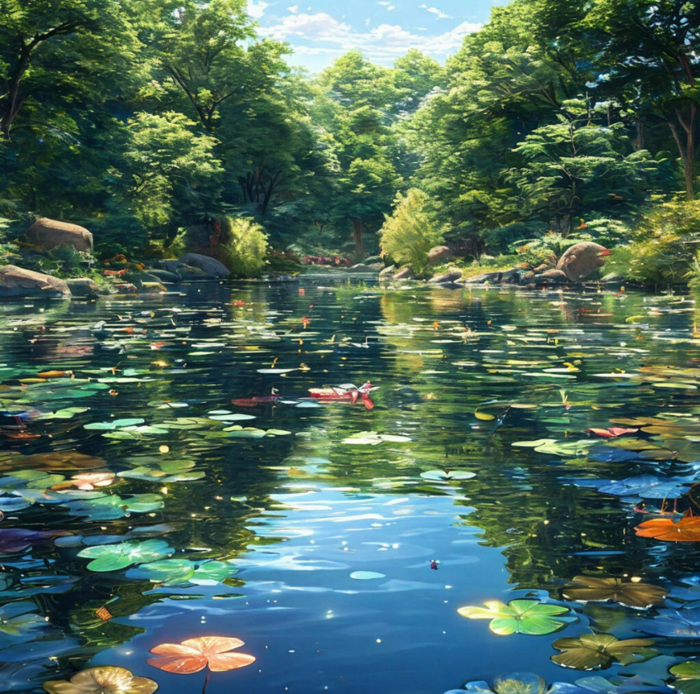 Утренний пруд 