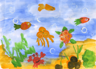 Рыбки из сказочного подводного королевства