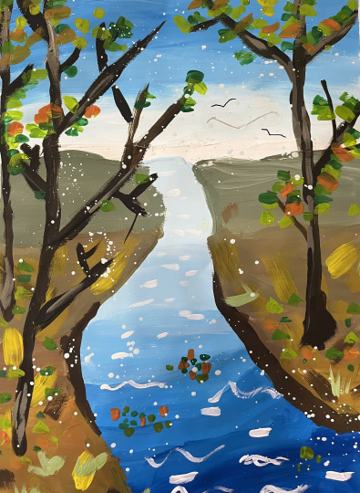 Осенняя река Сылва 