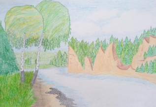 Река Чусовая. Лето