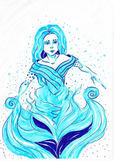 Вода в образе человека