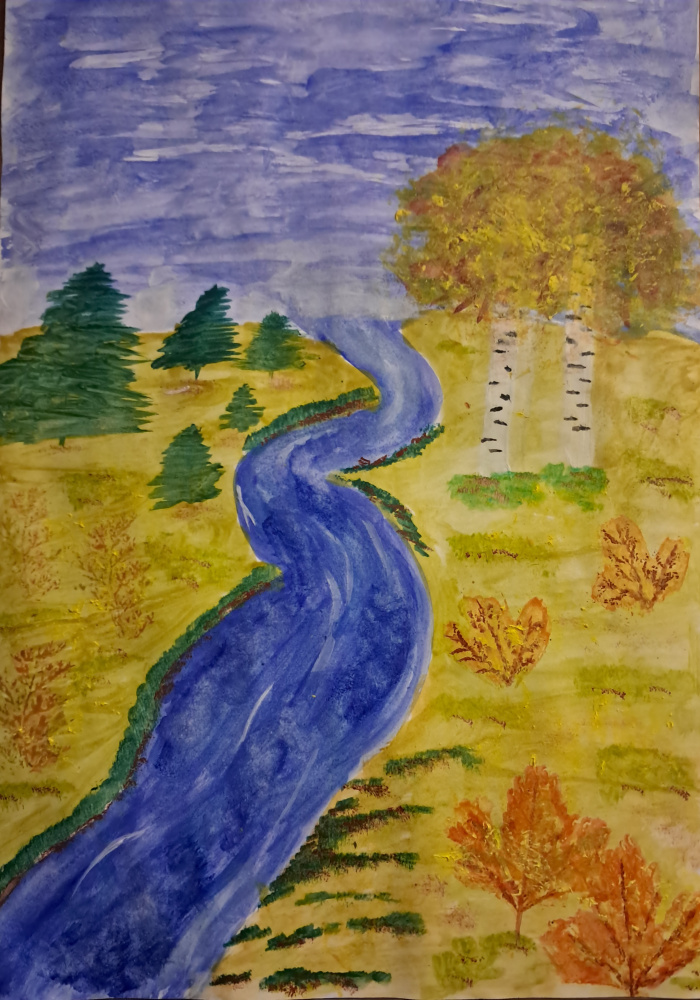 "Река Бейсуг особенно красива осенью!"