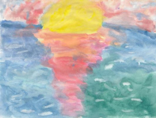 "Вечернее озеро"