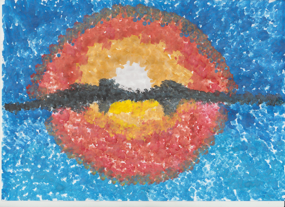 Закат на Черном море