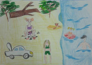 Отдых на речке