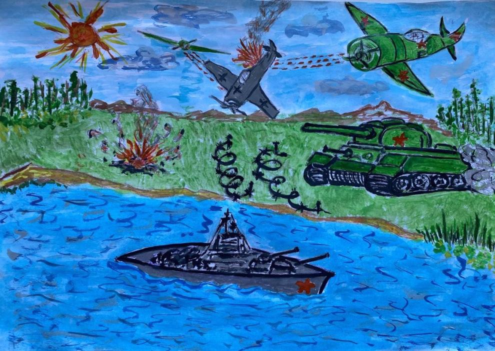 Оборонительные бои на берегах реке Вопь