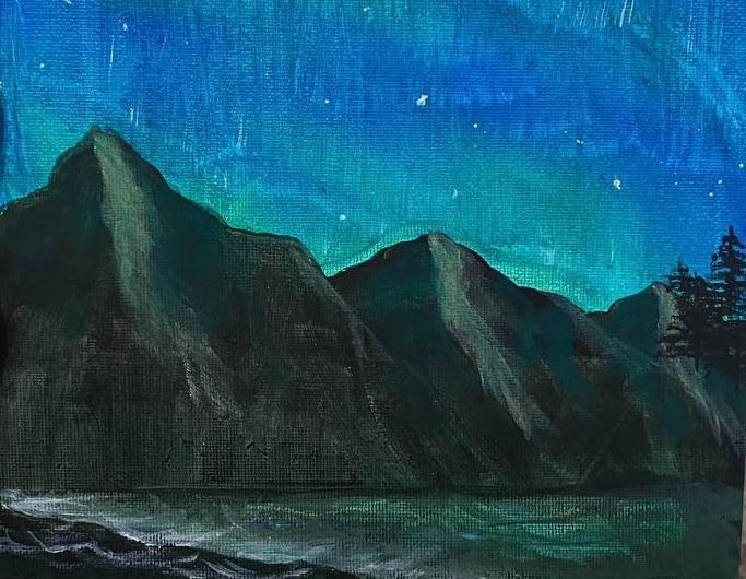 Вечер у озера 