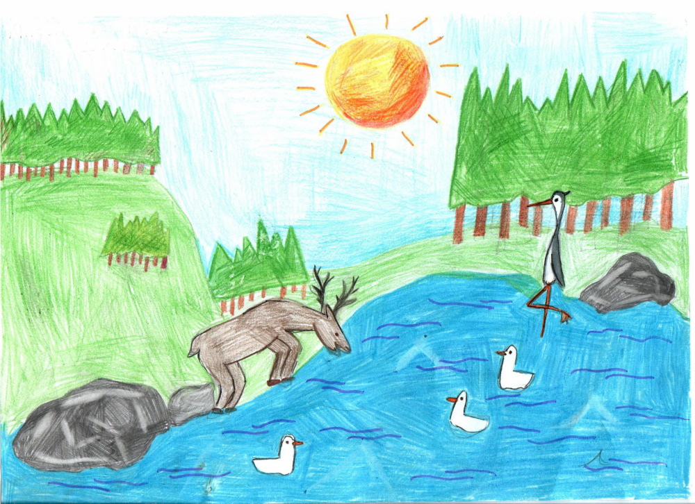 Деревенский пруд