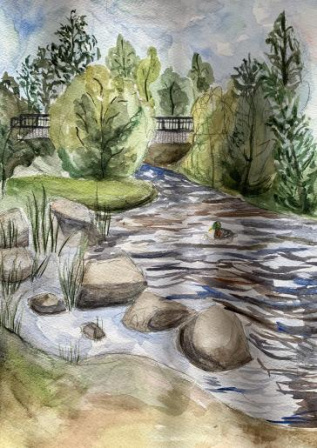 Река «Лососинка» - мой любимый водоем.