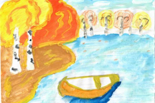 На берегу родного озера