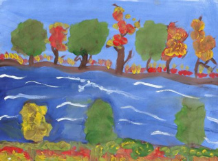 Бирюса осенью.