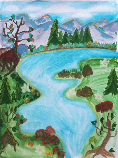 Енисей летом