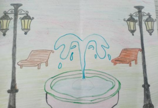 Фонтан в парке