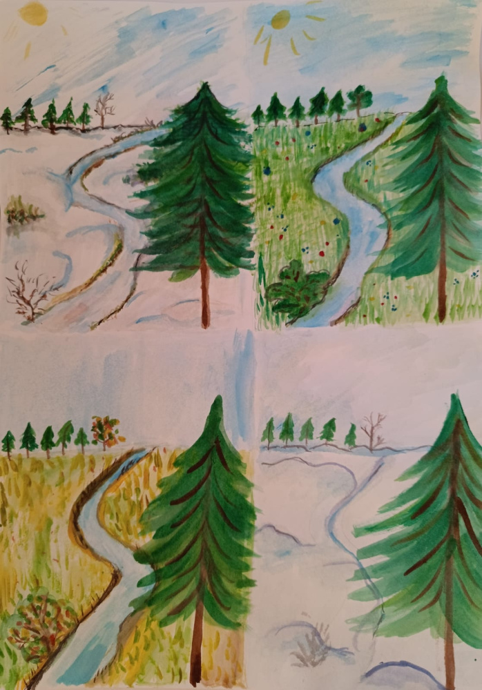 "В царстве природы."