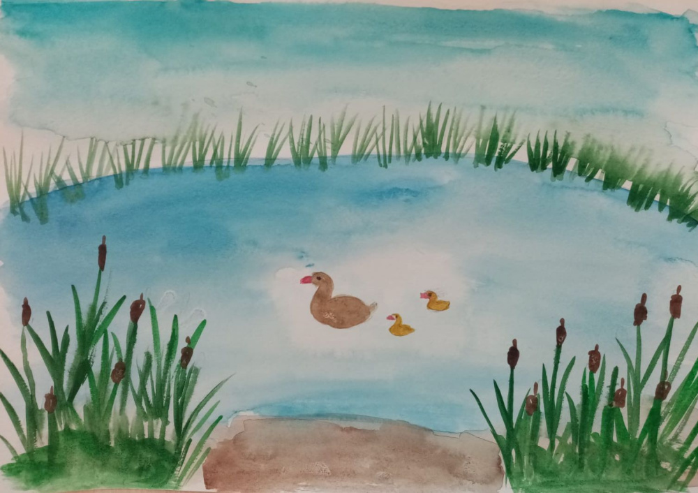 Деревенский прудик