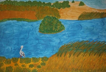 Речка быстрая, серебристая...