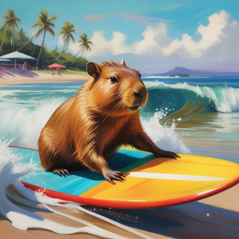 Солнце. Море. Капибара. 