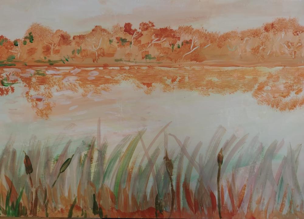 "Осеннее озеро"