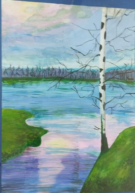Березка над рекой "Сестра"