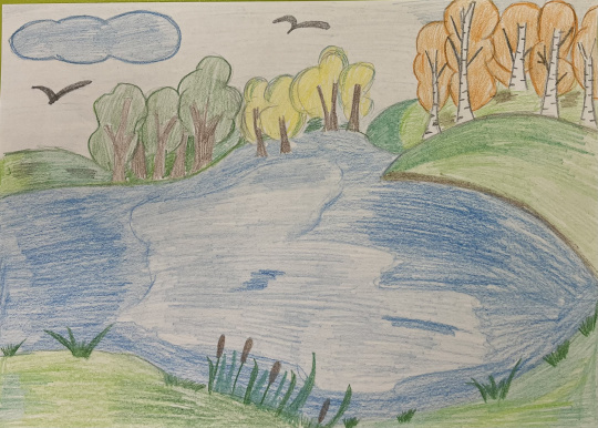 Осенний пруд 