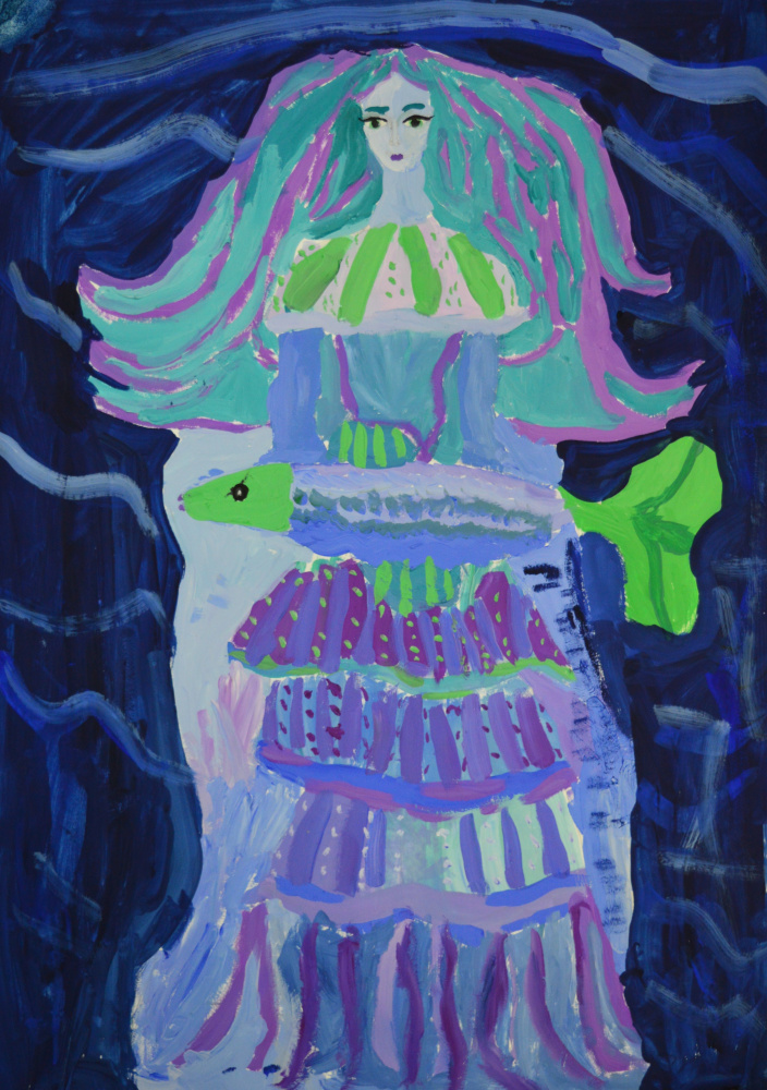 Вода в платье медузы